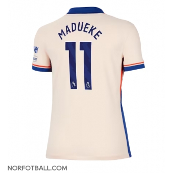 Billige Fotballdrakt Chelsea Noni Madueke #11 Replika Bortedrakt Dame 2024-25 Kortermet